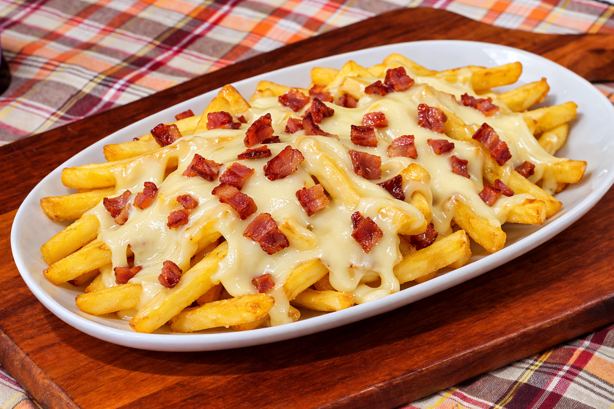 Batata Frita Especial queijo e Bacon 700g
