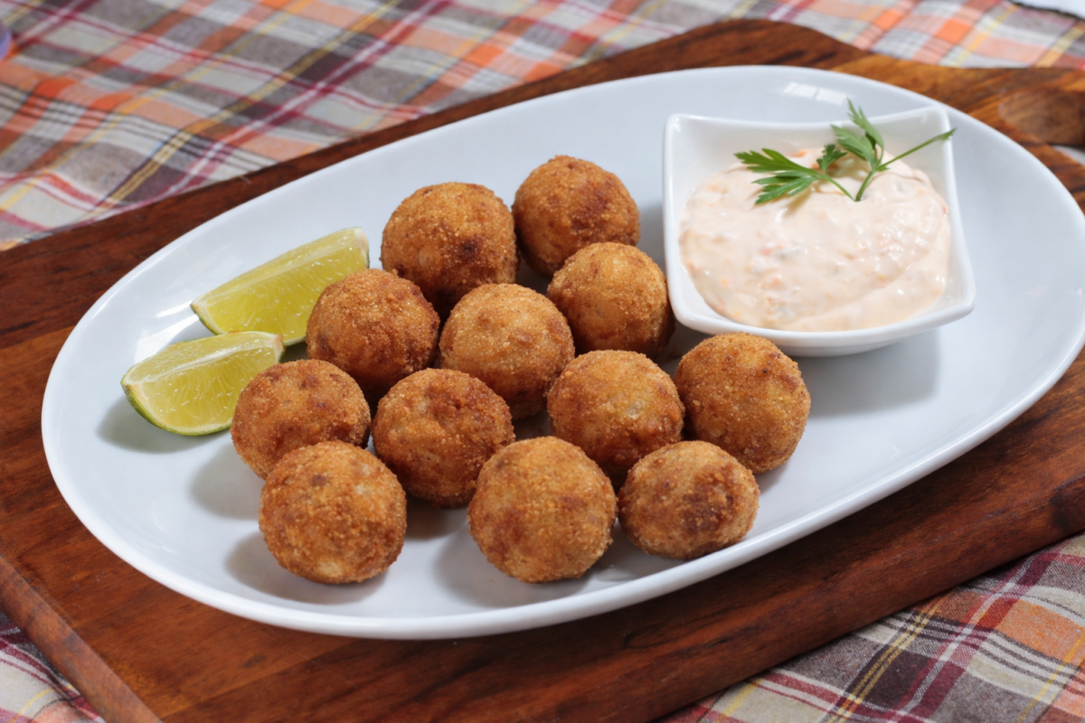 Bolinho de Batata com Bacalhau 12 unid