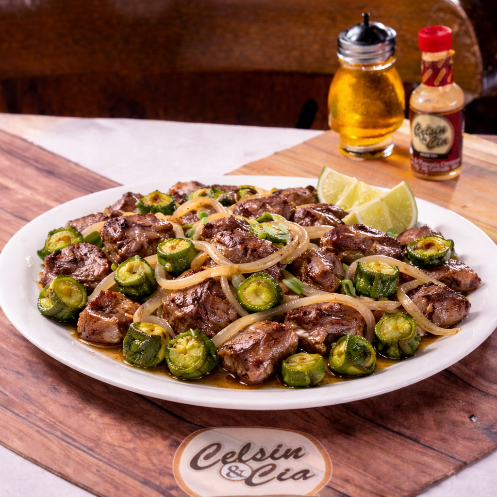 Filé com Jiló Acebolado 500g