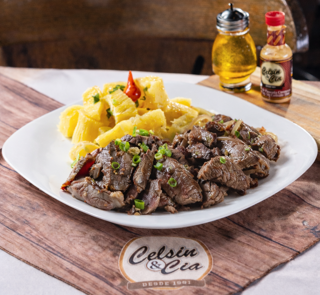 Carne de Sol Angus c/ mandioca cozida 400g